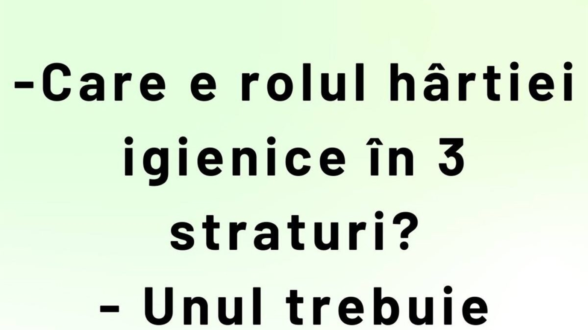 BANCUL ZILEI | Care e rolul hârtiei igienice cu 3 straturi, de fapt