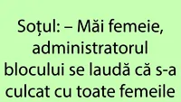 BANC | Administratorul se laudă că s-a culcat cu toate femeile din bloc