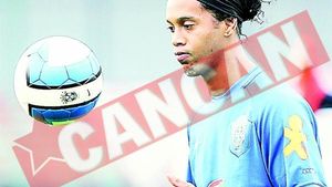 Ronaldinho, "vacanta" in cinci tari
