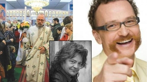 Actorul Ovidiu Cuncea a venit îmbrăcat în preot la înmormantarea lui Leo Iorga! E de nerecunoscut acum! EXCLUSIV