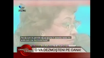 Oana Zavoranu o face praf pe mama ei