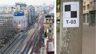 Ce reprezintă semnul T-03, apărut pe străzile din București? La asta nu te-ai fi gândit