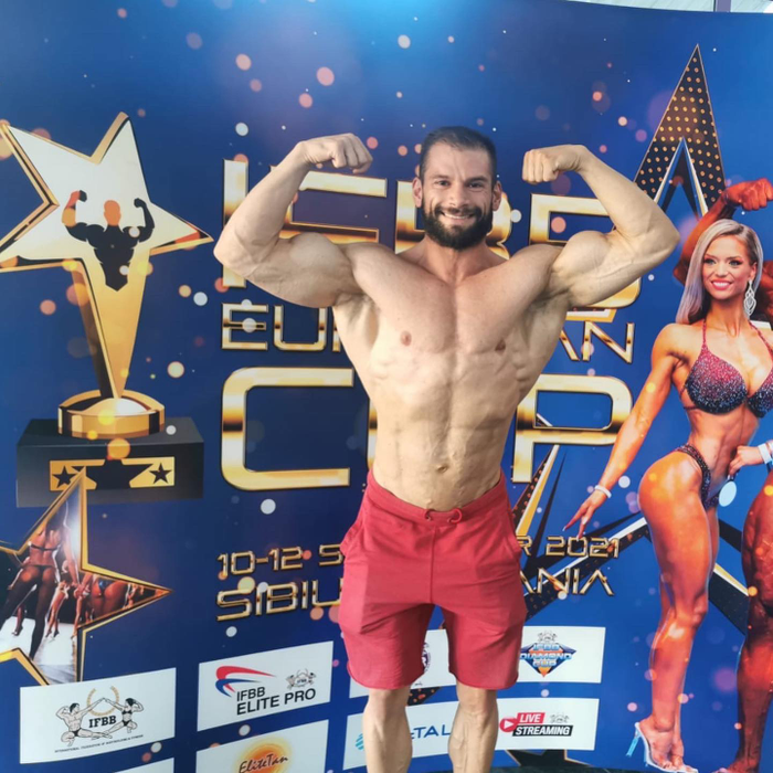 Săptămâni de foc pentru culturistul Florin Damșa! Medalie europeană chiar la Sibiu