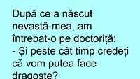 BANC | Proaspătul tătic și doctorița înfierbântată