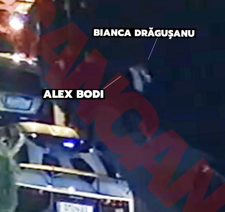 Alex bodi și Bianca, altercație în parcarea unui renumit local din zona Herăstrău