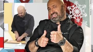 Chef Cătălin Scărlătescu face propuneri inedite pentru masa de Crăciun: ”Hai să tăiem ceapă, cartofi, chestii vegetariene. Legumele n-au nervi și nu suferă când sunt tăiate!”