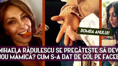 Mihaela Rădulescu se pregăteşte să devină din nou mămică? Cum s-a dat de gol pe Facebook