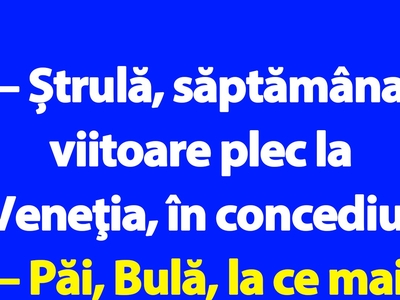 BANC | Bulă în Veneția