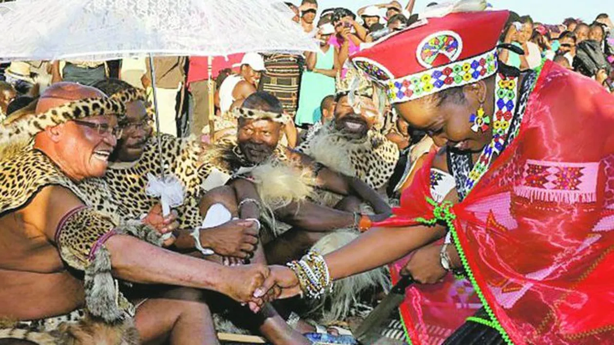 Presedintele sud-african poate. Si-a tras a sasea nevasta
