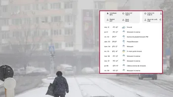 Ninge 5 zile consecutiv, în România, de pe 1 ianuarie 2026! Meteorologii Weather.com au reviziuit prognoza meteo
