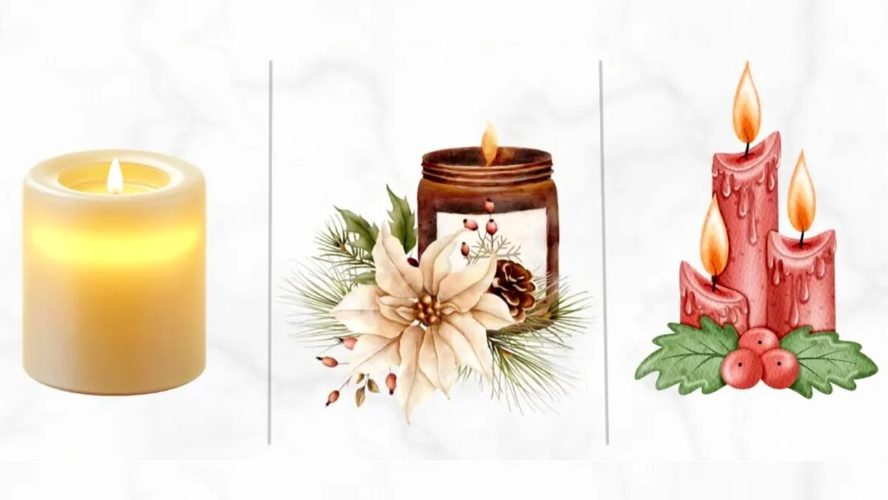 Cel mai tare test psihologic | Alege una dintre aceste 3 lumânări și vei afla ce fel de om ești, de fapt