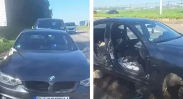 Șoc total pentru un român în Belgia! Și-a găsit mașina dezmembrată, după ce a lăsat-o în apropierea unui aeroport