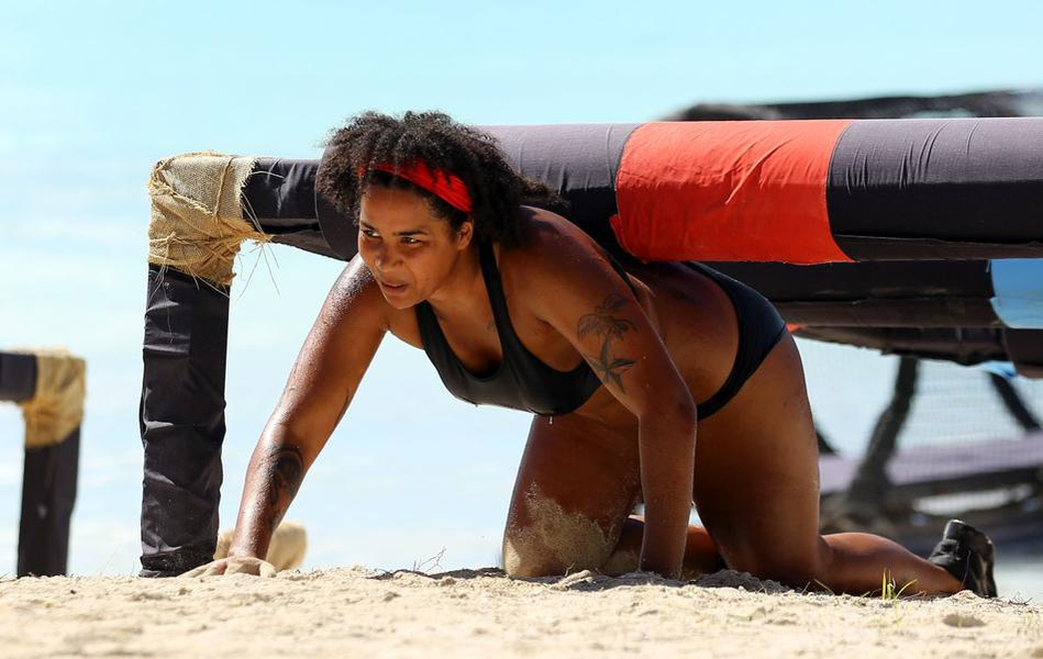 Georgiana a luptat din greu la "Survivor"