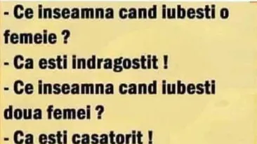 BANCUL ZILEI | Definiția iubirii la bărbați