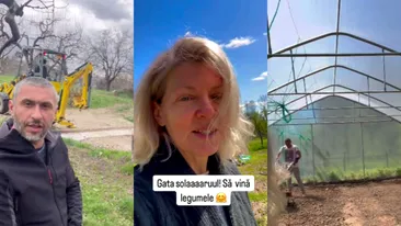 Cum arată solarul Danei Nălbaru și al lui Dragoș Bucur. Vedetele vor planta legume: „Ne inspiri”