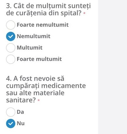 Incredibil! Cum încearcă Ministerul Sănătăţii să afle de la pacienţi daca dau şpagă medicilor de la Spitalul Fundeni