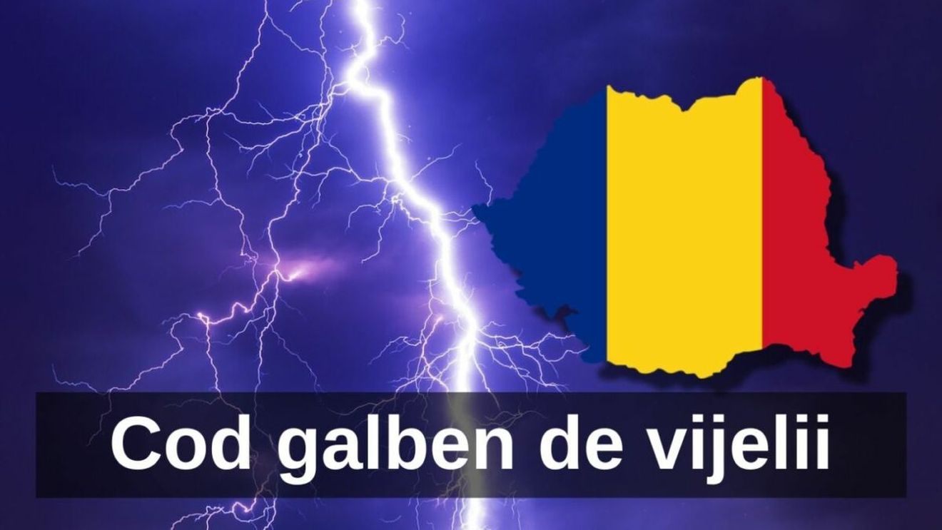 Meteorologii au modificat prognoza pentru acest weekend. Cod galben de ploi torențiale, grindină și vijelii