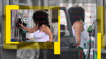 Ioana, văduva multi-milionară a lui Nae Nicolae, a răvășit Capitala, iar CANCAN.RO are imaginile. Și-a arătat “bijuteriile” în benzinărie!