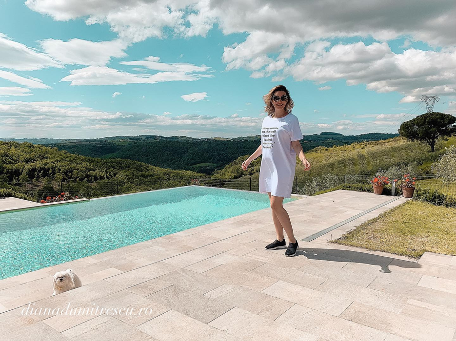 Diana Dumitrescu, o graviduță sexy în costum de baie: ”Mămica vă salută pe toți!”