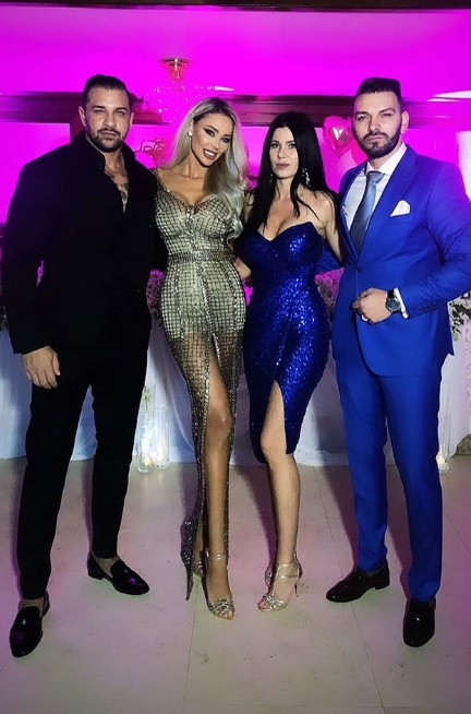Ce ținută a purtat Bianca Drăgușanu aseară la botez! A nășit împreună cu Alex Bodi