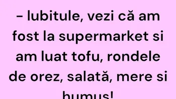 BANC | Tofu, rondele de orez, salată, mere și humus