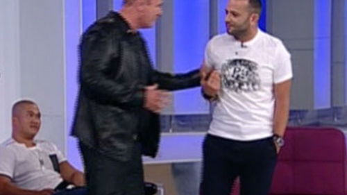 NICK RĂDOI l-a împins pe MIHAI MORAR, în direct: "Pleacă de aici, omule!" 