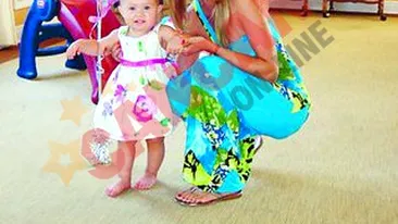 Catrinel Sandu si-a sarbatorit fetita in America