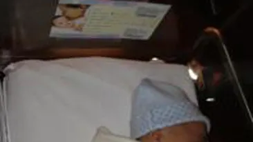 Uite cum arata baietelul Ralucai si al lui Walter Zenga in prima zi de viata!