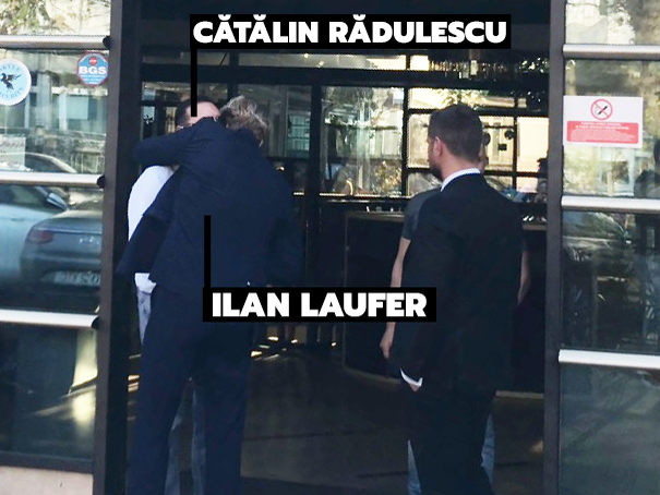Ilan Laufer și Cătălin Rădulescu s-au salutat cordial, după întâlnirea discretă de pe Nordului