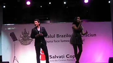 VIDEO Andra a cantat cu Valentin Dinu la Festivalul Brazilor de Craciun!