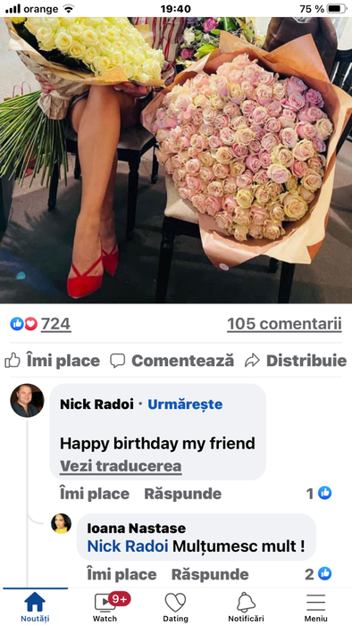Ilie Năstase o să înnebunească de nervi când o să vadă! Ce urare publică i-a făcut Nick Rădoi Ioanei Năstase de ziua ei