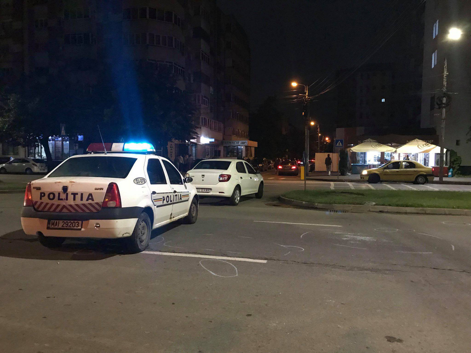 Împușcături în Craiova, după o șicanare în trafic!