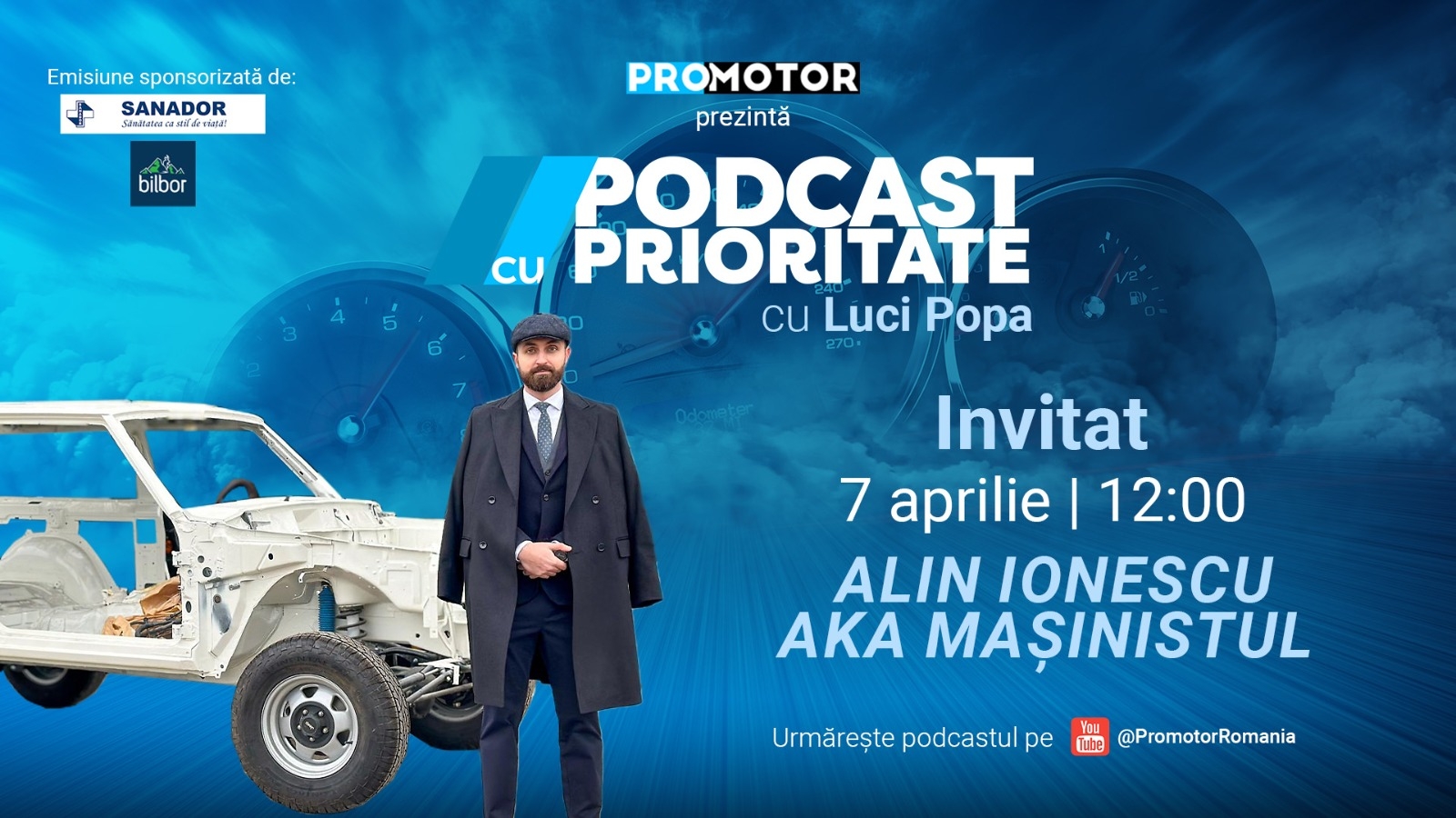 „Podcast cu Prioritate” #71 by ProMotor: Dialog cu Alin Ionescu (Mașinistul) despre Salonul Retromobile Paris 2025