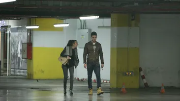 Unul rade, altul plange. Dorian Popa a facut o criza de nervi intr-o parcare in timp ce iubita lui se tavalea in hohote!