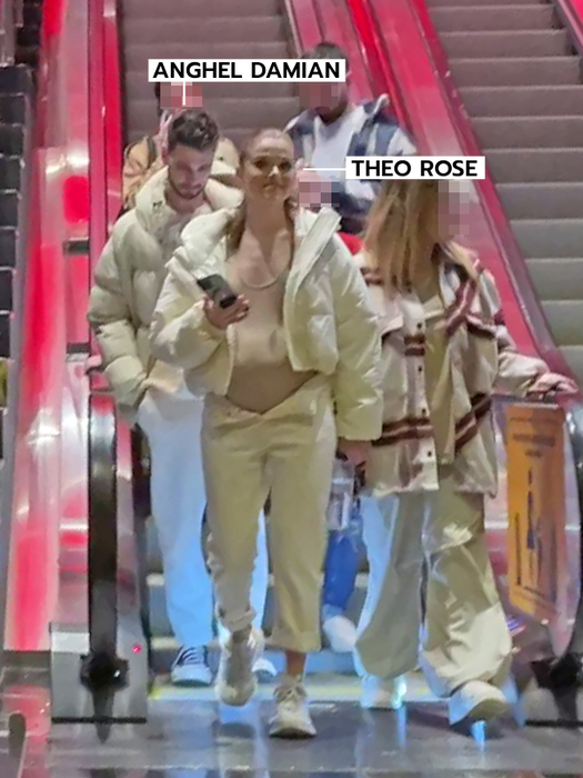 Theo Rose și Anghel Damian, într-un moment de relaxare (SURSA FOTO: CANCAN.RO)