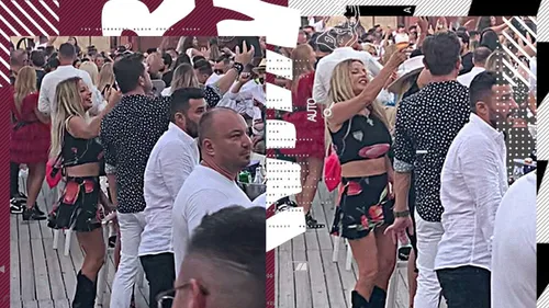 Tania Budi, show de zile mari pe ringul de dans, cu paharul în mână