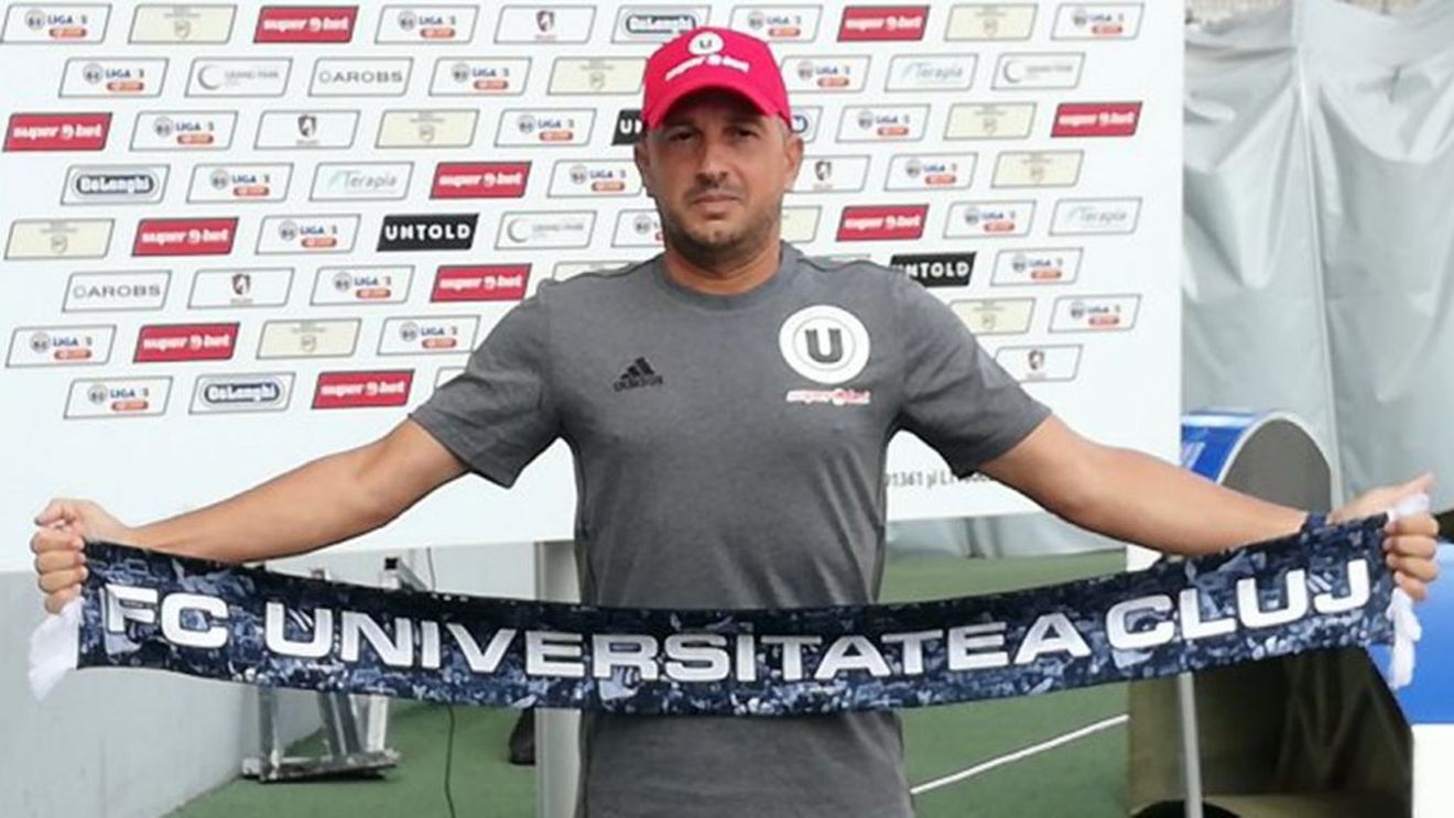 „U” Cluj a ales cartea câștigătoare » Costel Enache, debut cu dreptul pe banca „Șepcilor Roșii!”