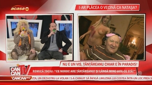 Cel mai frumos cadou pentru Tânţăreanu! O blondă superbă a făcut striptease pentru el şi s-a lăsat pipăită peste tot