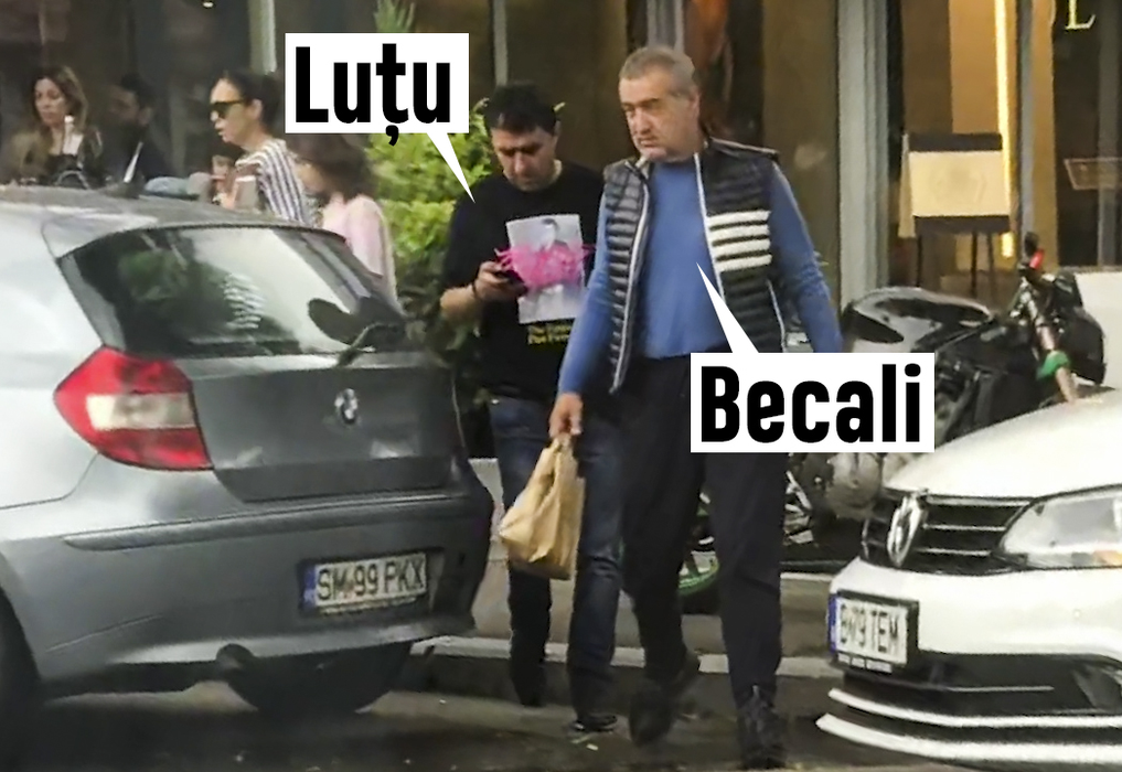 În timp ce Suveranul Pontif se afla în București, milionarul, sub atenta supraveghere a lui Ionuț Luțu, a ales să meargă la cumpărături