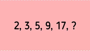 IQ test cu 10 întrebări | Prima: Ce număr urmează în seria 2, 3, 5, 9, 17?