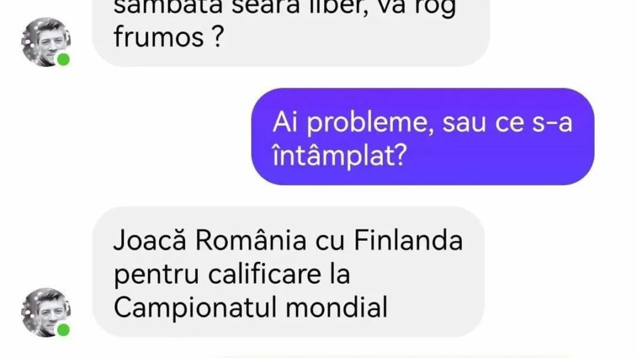 BANC | ”Îmi dați și mie sâmbătă seara liber?”