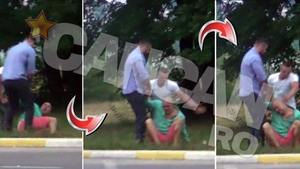 Doi smecherasi si-au furat-o grav pentru ca n-au avut bani sa plateasca nota la lautari! Facuti K.O. de bodyguarzi!