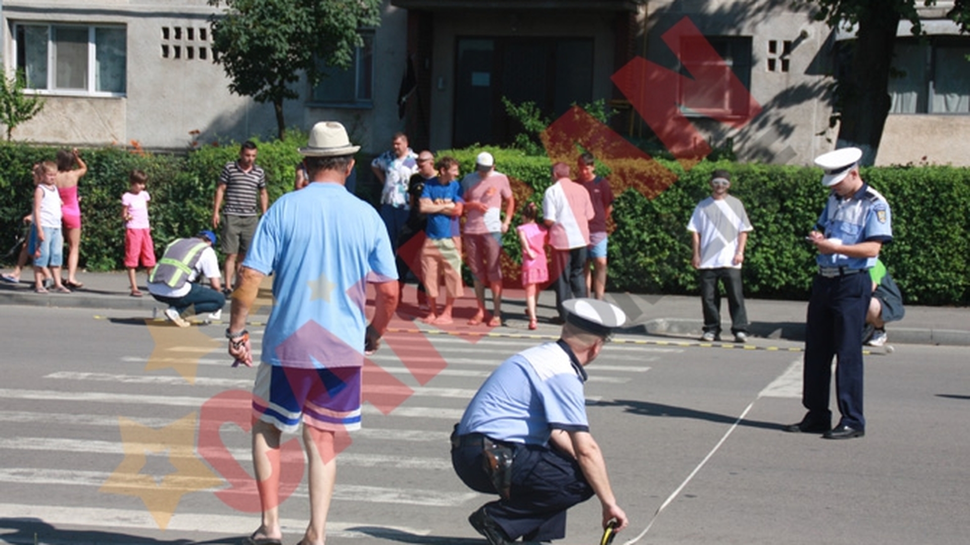 Un baieţel de 10 ani s-a ales cu multiple fracturi, in urma unui accident rutier