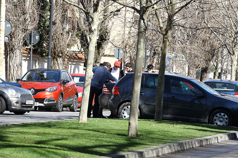 A fost implicat într-un accident rutier în București