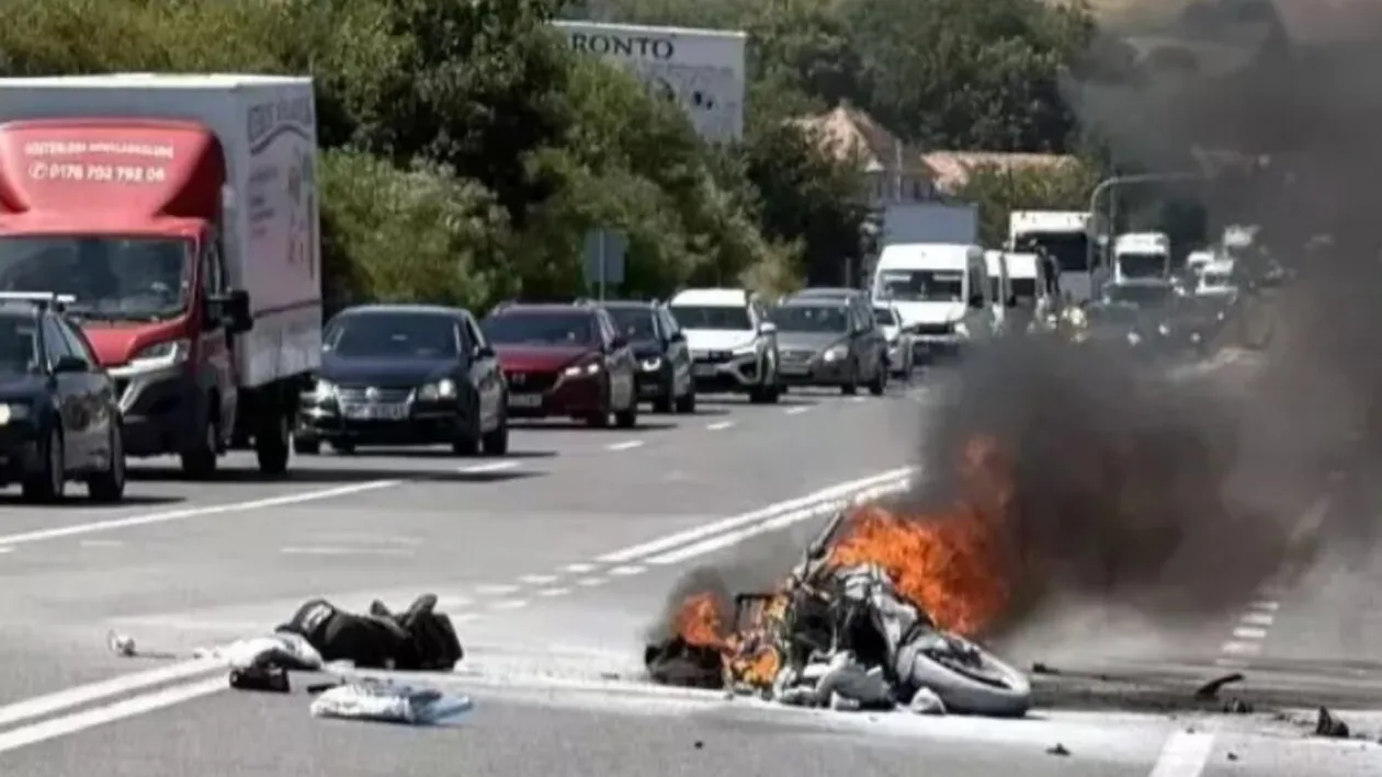Tragedie în Cluj! Un motociclist de 36 de ani a murit într-un accident cumplit