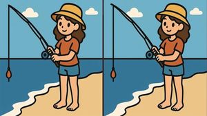 Test de inteligență | Aceste două tinere care pescuiesc par identice, dar nu sunt. Găsiți cele 3 diferențe!