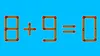 Test de inteligență | Mutați un singur chibrit pentru a corecta 8 + 9 = 0