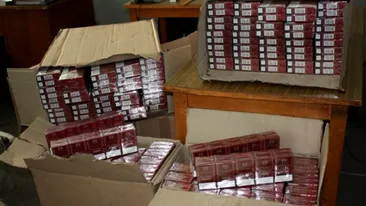 Captură record la frontieră! Trei polonezi au încercat să introducă în România un milion de pachete de țigări de contrabandă!