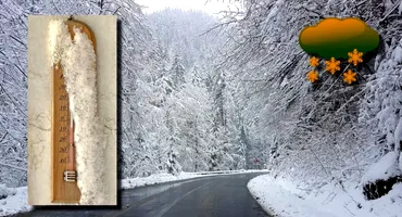 Alertă ANM la început de 2025! Cod portocaliu de viscol. Care sunt zonele în care va ninge semnificativ