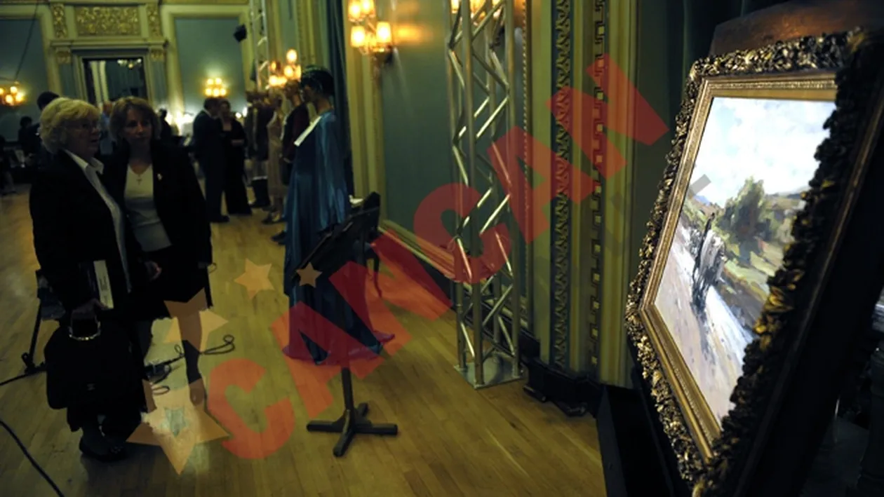 Omul de afaceri Mircea Vescan aplaudat cand si-a adjudecat Carul cu boi de Nicolae Grigorescu